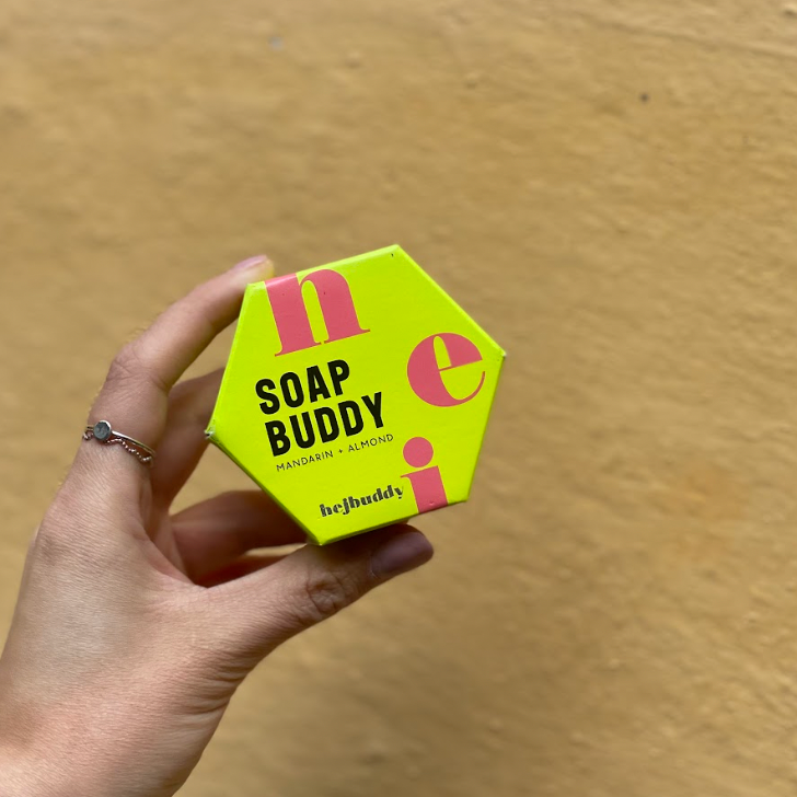 Soap Buddy: Mandarine + Almond - hellävaraisesti kuoriva palasaippua