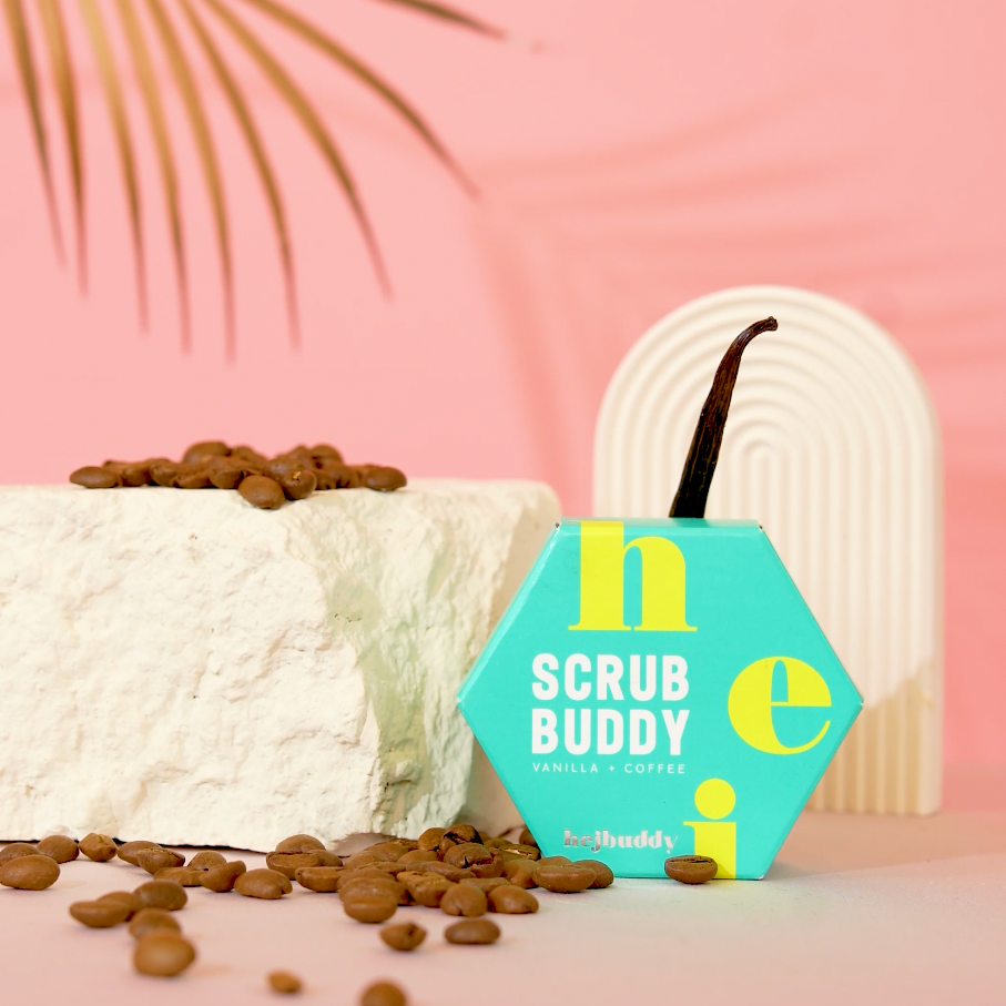 Scrub Buddy: Vanilla + Coffee - karheasti kuoriva palasaippua