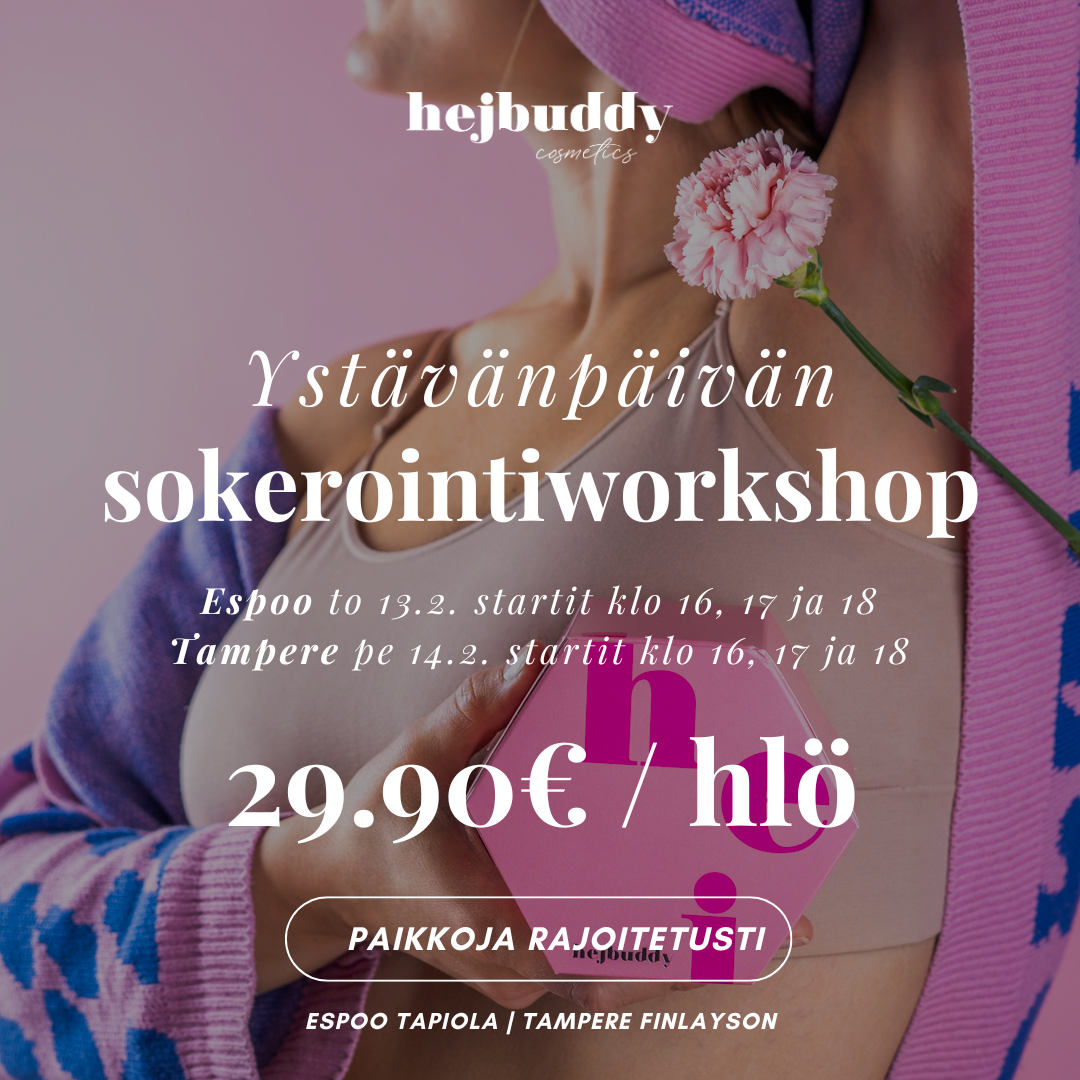 Helmikuun 2025 edut verkossa ja myymälöissä | Sokerointi workshop