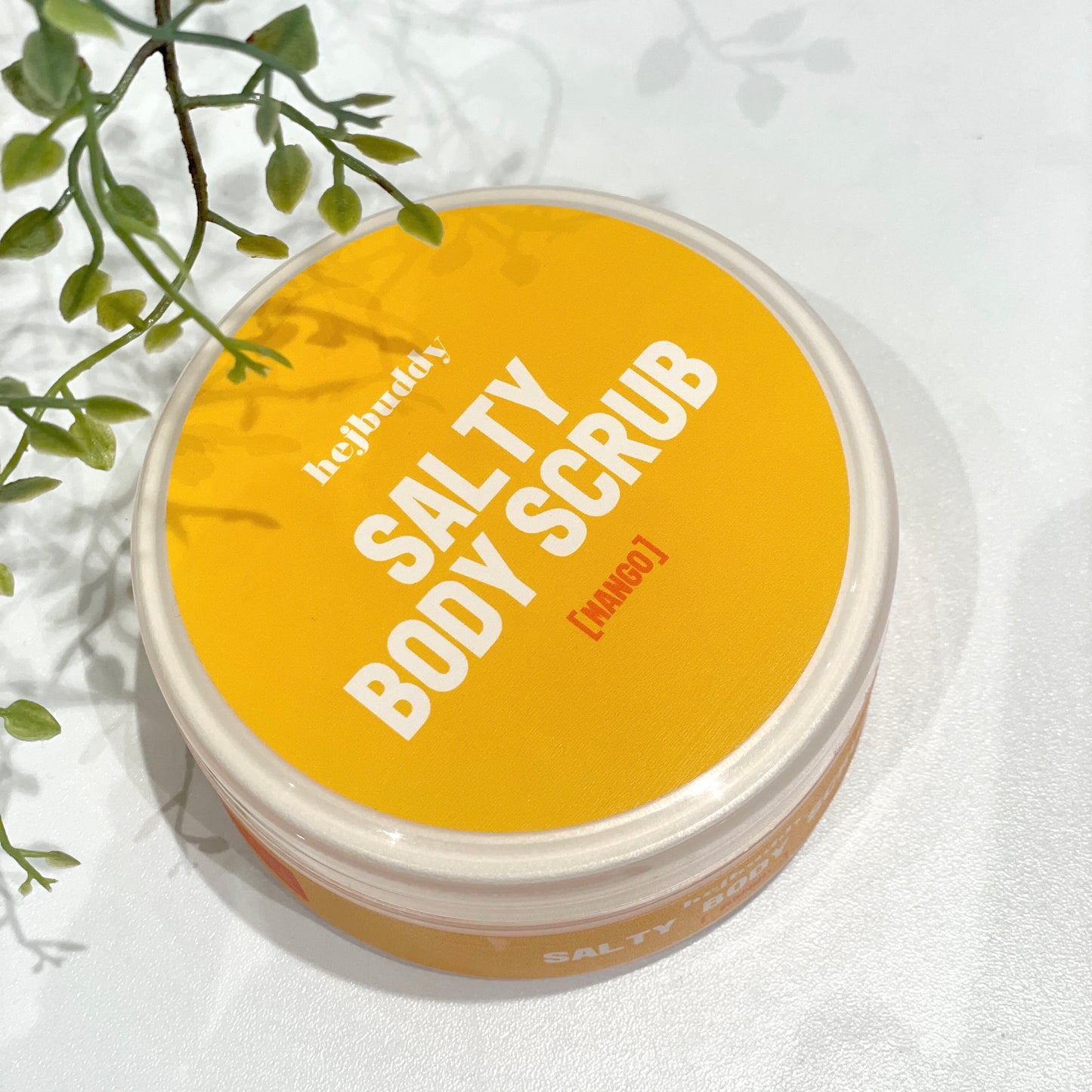 Salty Body Scrub [Mango] - oil-based salt scrub for the body