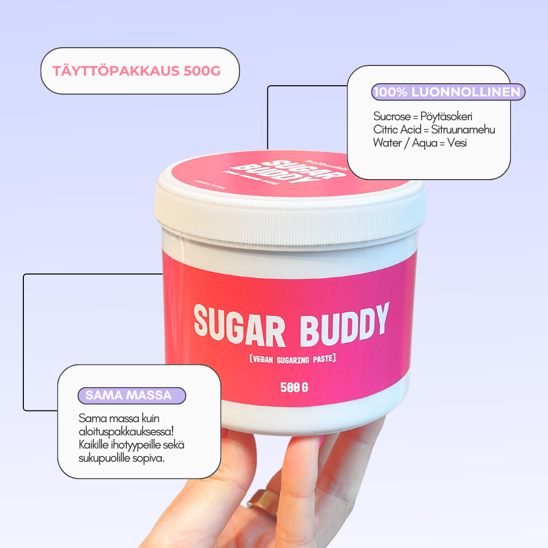 Sugar Buddy Refill 500g täyttöpakkaus