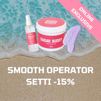Smooth Operator: Sokerointimassa 500g + sokerointilasta + jälkihoitosuihke